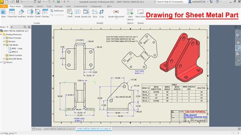 create sheet metal part that will fit around part|how to design sheet metal.